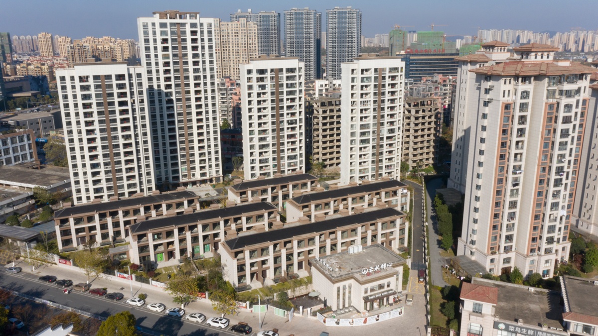 2020年施工上饒市紫陽小院多彩仿石漆工程